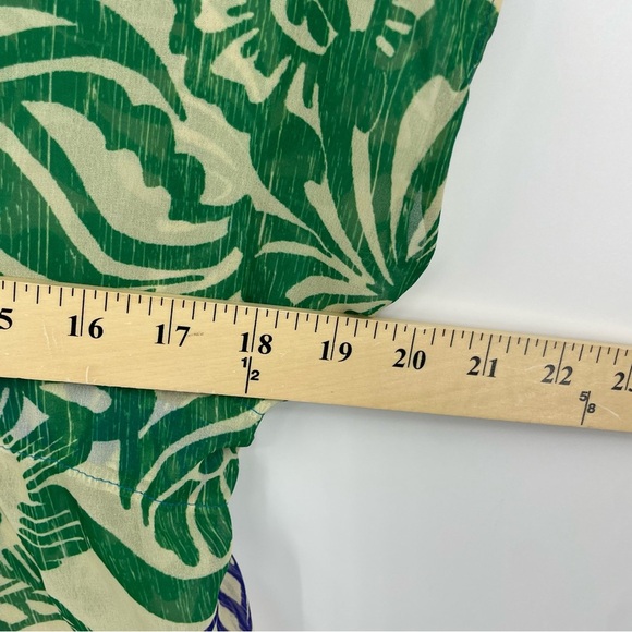 Becca by Rebecca Virtue blue green and purple swim cover up S/M - Picture 5 of 5